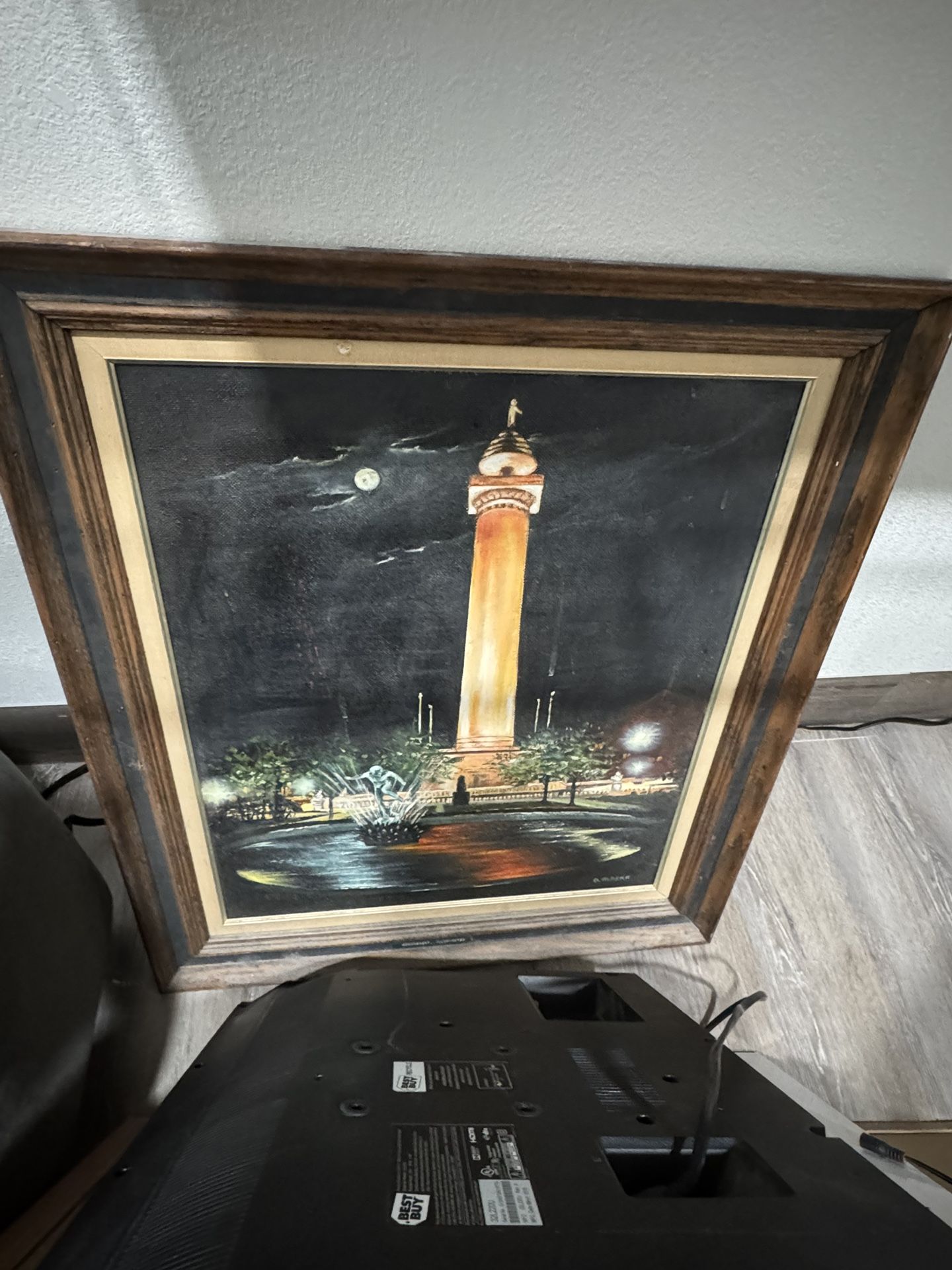 FOR SALE: PAINTING,CRIB,TWIN STROLLER GARAGE LIFTMASTER