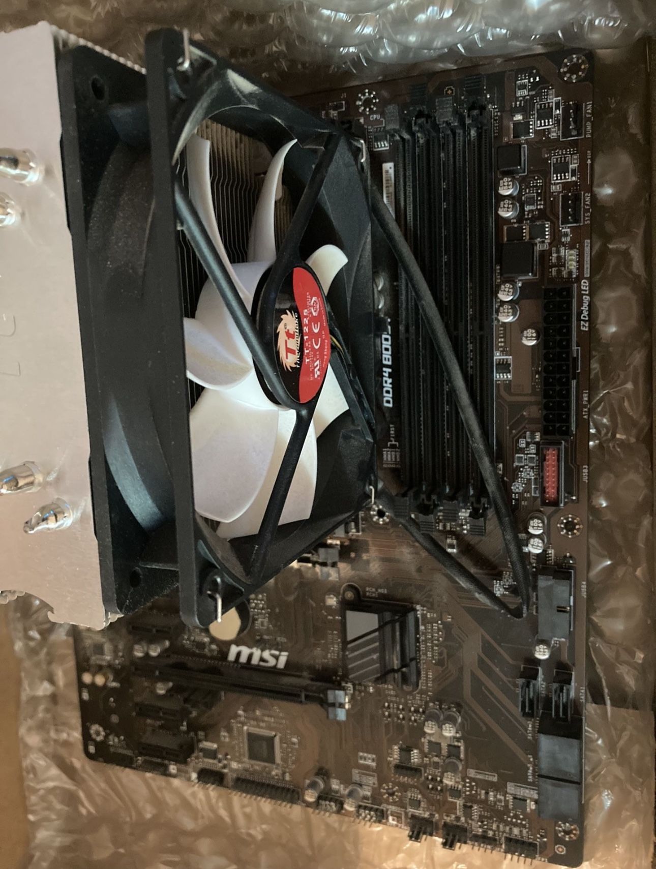 Z370 A-Pro l Thermaltake Fan l I5 8400