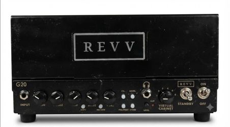 Revv G20 20-Watt Tube Amp Head w/ Footswitch & Gig Bag – Excellent Condition