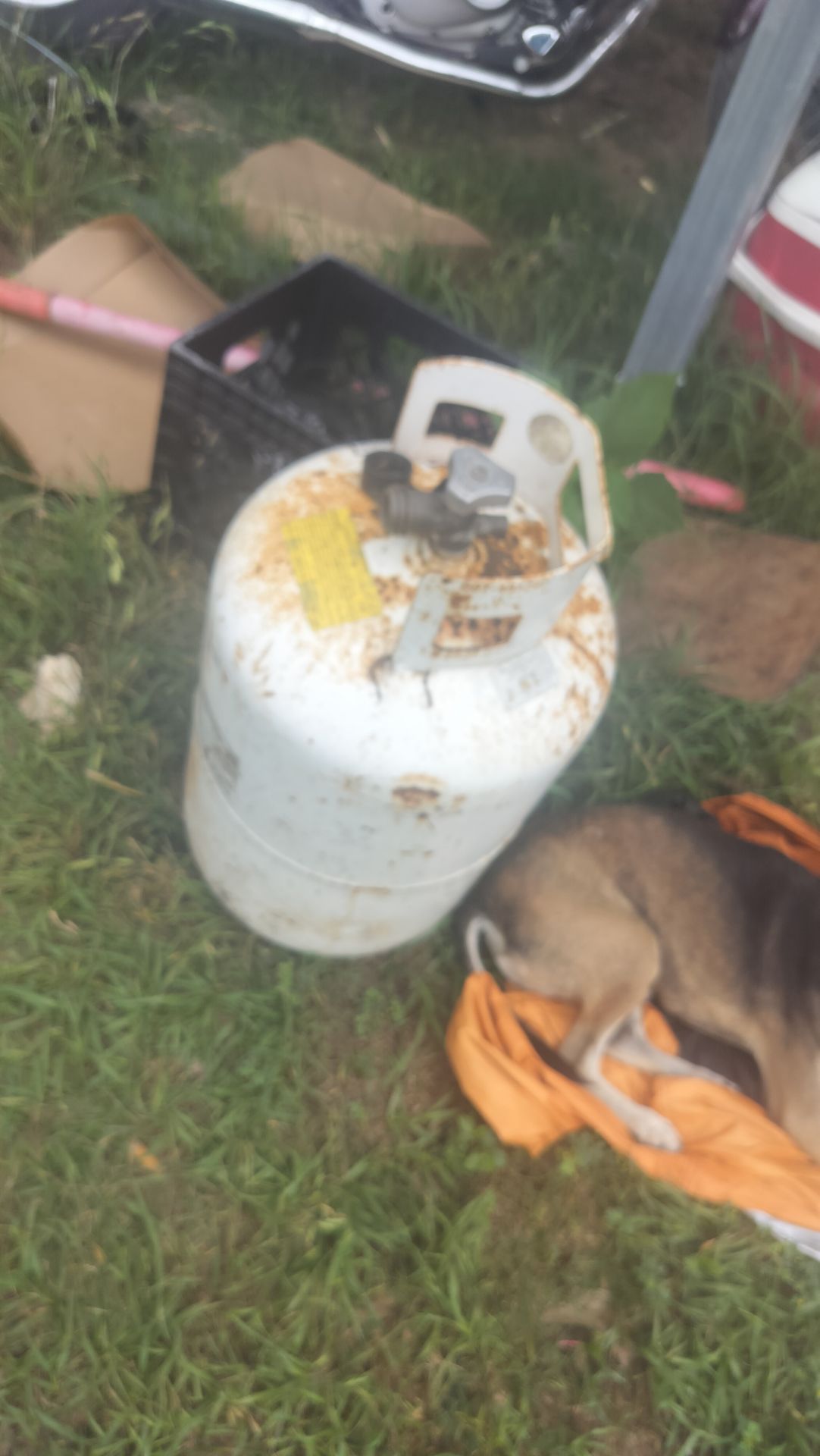 I have a 7 gallon propane tank and I got some smaller ones as is