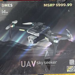 DMES UAV Sky Seeker 4 Axis Aerial Drone 4kHD Camera 