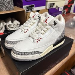 NIKE AIR JORDAN 3 WHITE CEMENT Sz 5Y DS