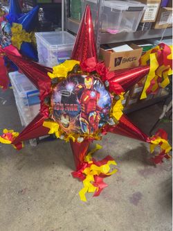 Iron man bola piñata
