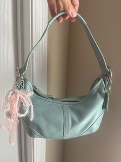 Coach ‘04 Baby Blue Soho Mini Shoulder Bag