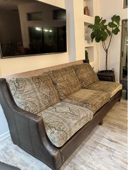 brown couch