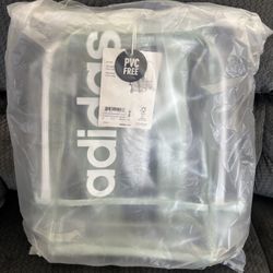 New Large Adidas Clear And Mint Green Trim Backpack