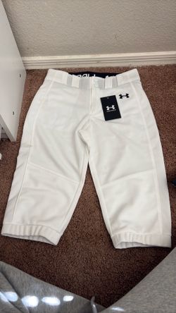 Youth M white softball pants