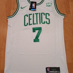 Jaylen Brown Boston Celtics White Jersey 