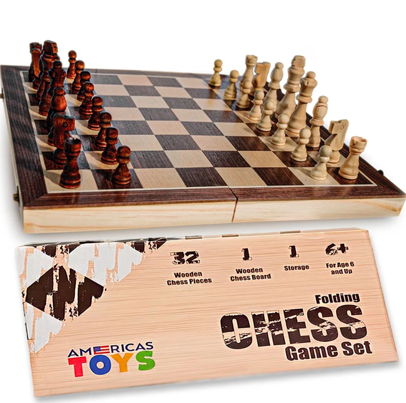 Chess Set 15in Chess Board Games For Kids Not Magnetic