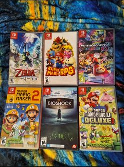 Nintendo switch games, $45 each