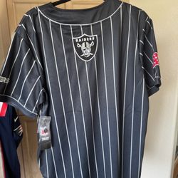 Raiders Button Up Jersey 