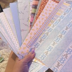 Baby boy scrapbooking paper set 12 x 12   30+pages