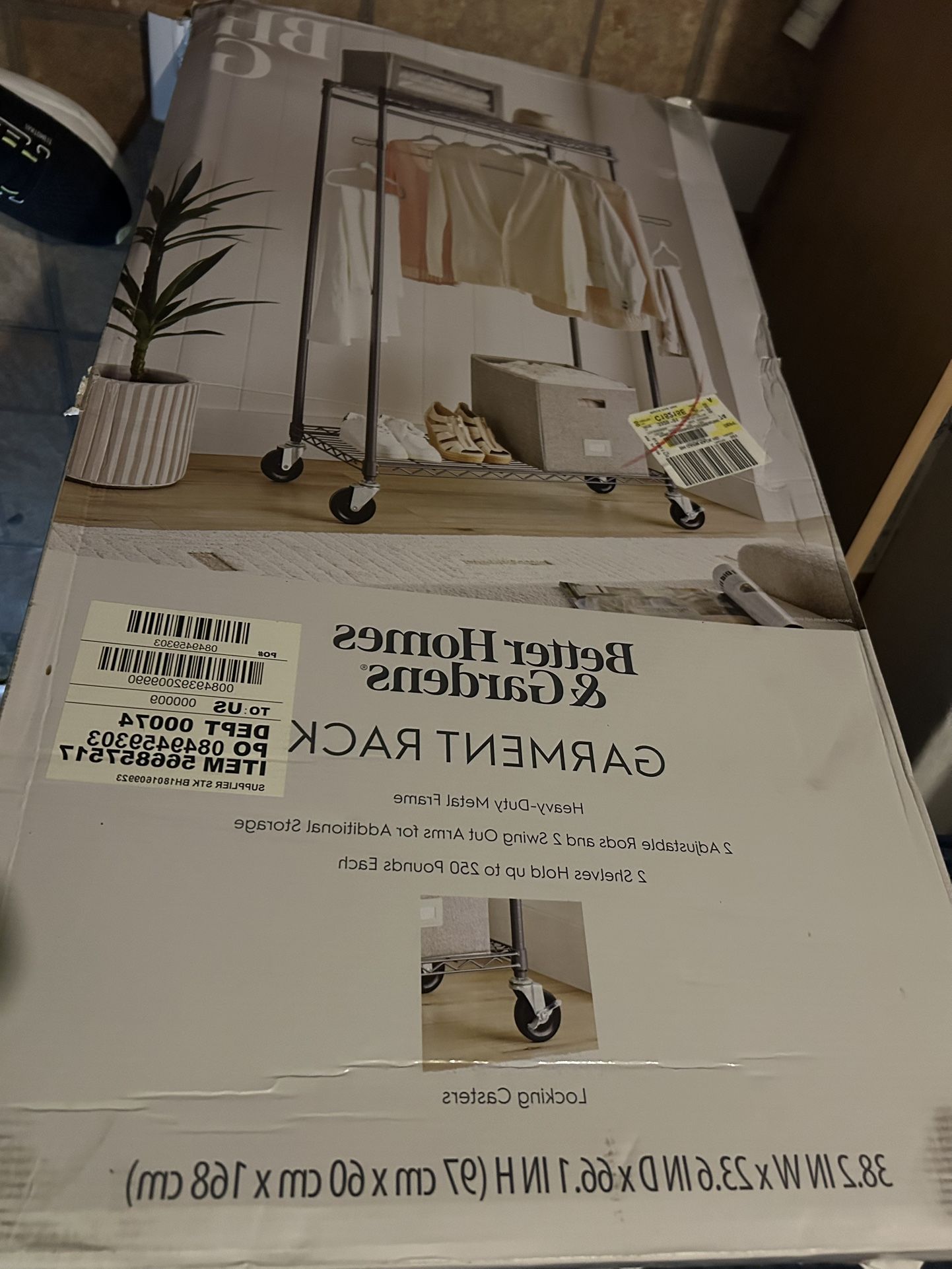 Double Hanging Garment Rack