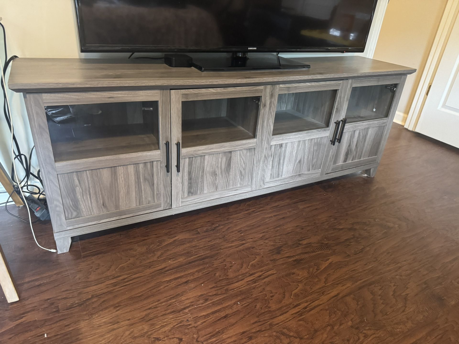 TV Stand (70”) White Oak