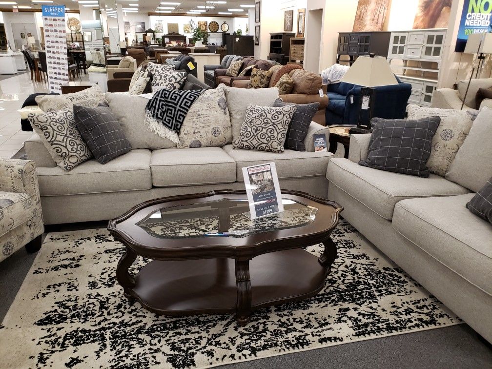Sofa, Love Seat And Sofa Chair