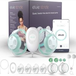 New - Elvie STRIDE - Smart Soft-Silicone Double Electric Breast Pump - Sealed