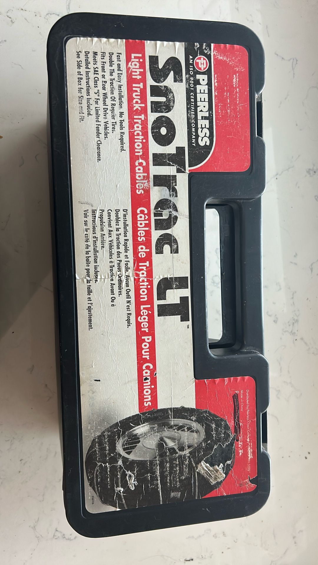 Traction cables for the snow