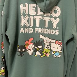 Green Hello Kitty Hoodie