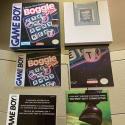 Nintendo Gameboy Boggle CIB Tested