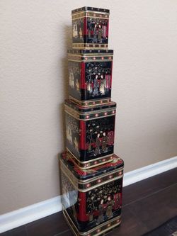 Vintage Metal tin boxes