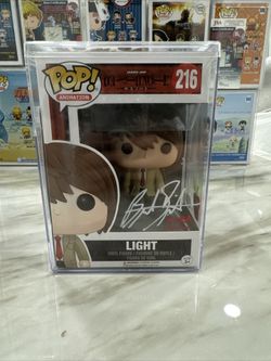 Light Yagami Death Note Signed Pop