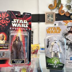 Star Wars Action Figures - Mace Windu & Range Trooper