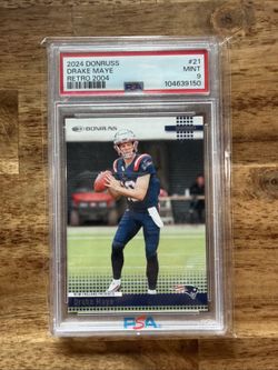 2024 Panini Donruss - Retro 1994 Drake Maye #21 PSA 9 New England Patriots