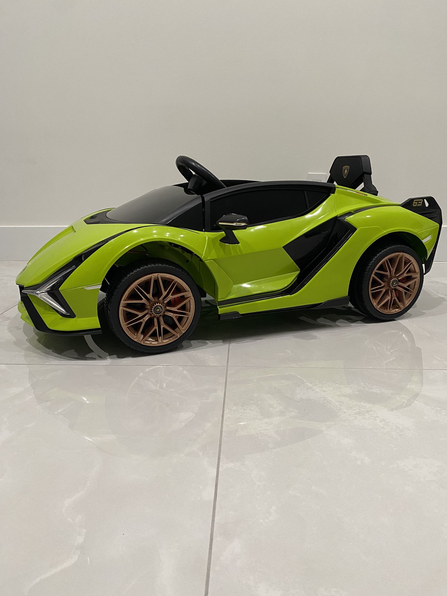 New Lamborghini SIAN power wheels kids ride on toy car