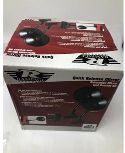 Rampage Mirror Kit (black) - 76-13 Wrangler 