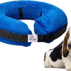 2 Packs Blue Small And X-Small (Soft Cone Collar After Surgery - Inflatable Cone Collar For Cats - Inflatable Donut Collar For Dogs Neck - Elizabethan