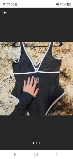 Black One-Piece Swimsuit