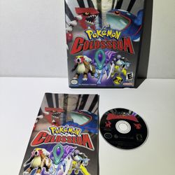 Pokemon Colosseum (Nintendo GameCube, 2004) Cib Complete in box, Tested