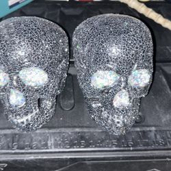 Shiny Skull Decor