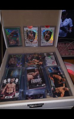 🚨New lot UFC male female fighters more and more thousands of cards signatures patches rare numbers rare rare cards