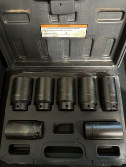 1/2 in. Drive Front-Wheel Drive Axle Locknut Socket Set