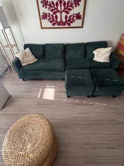 Emerald Green Couch for FREE