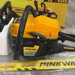 20-inch Gasoline Chainsaw,cordless Handheld Saw (6320CM yellow)