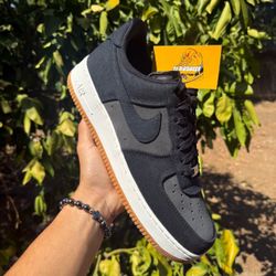 Nike Air Force 1 ’07 LV8 Denim Black Gum Men’s 10.5 NEW