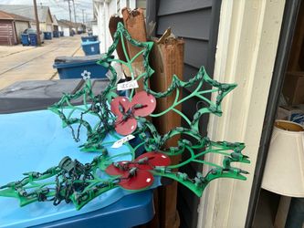 Holiday light up - Holly decorations