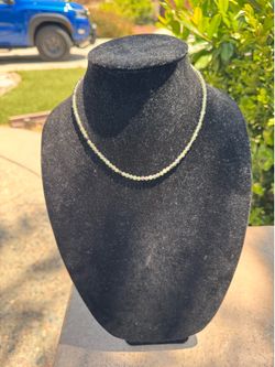 Natural stone necklace