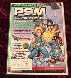 2000 September #37 Vol. 4 Playstation Magazine PSM Final Fantasy No Sticker