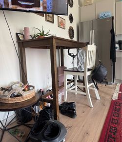 Solid wood table