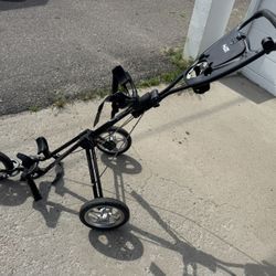 Bag Boy Express 180 Black 3 Wheel Push Pull Golf Cart Three Wheel