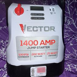 Brand New Vector Jump Starter 1400 AMP