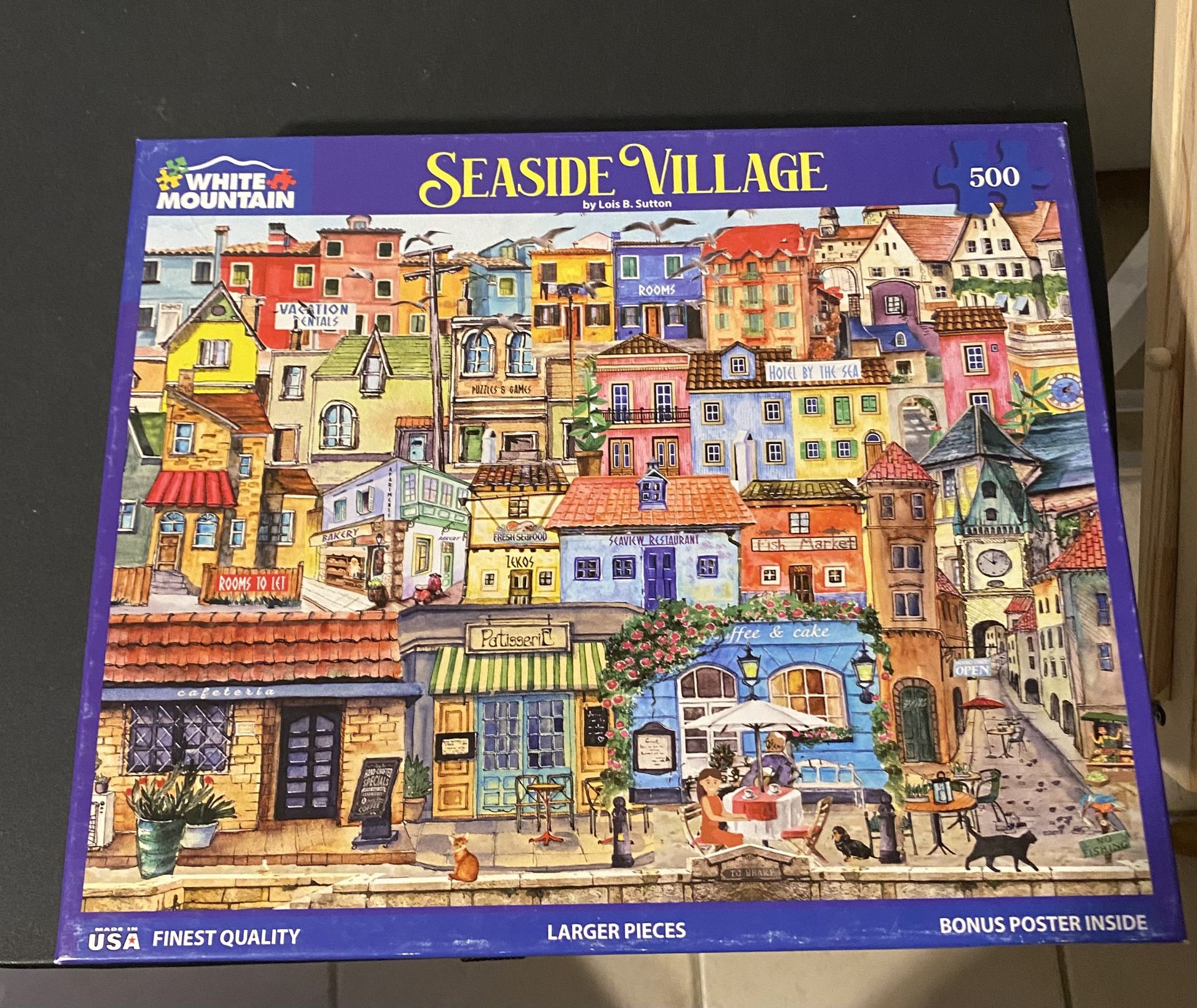 500 White Mountain Puzzle Larger Pieces Complete