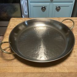 New brass serving tray