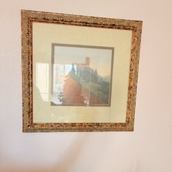 Panting With Golden Frame