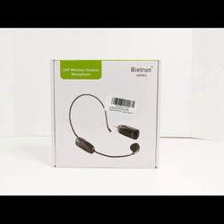 Bietrun UHF Wireless Headset Microphone Brand New (BOGO)