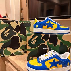 Blue and yellow Bapestas