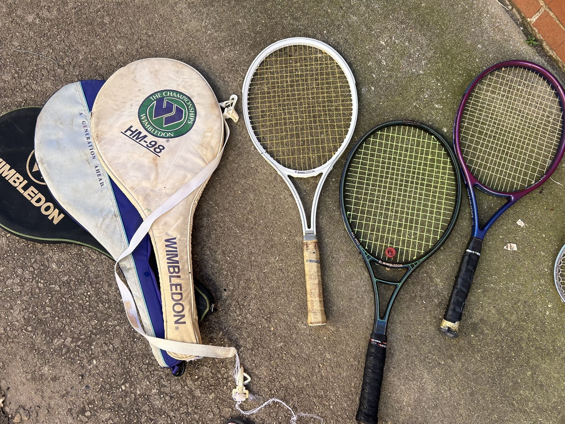 Vintage Tennis Rackets Wimbledon Graphite